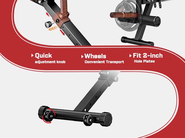 Bearbro 10 Positions Adjustable Weight Bench Workout Bench for Home Gym,Olympic Weight Bench Press for Full Body Workout 900lbs,Christmas gift Adjustable Home