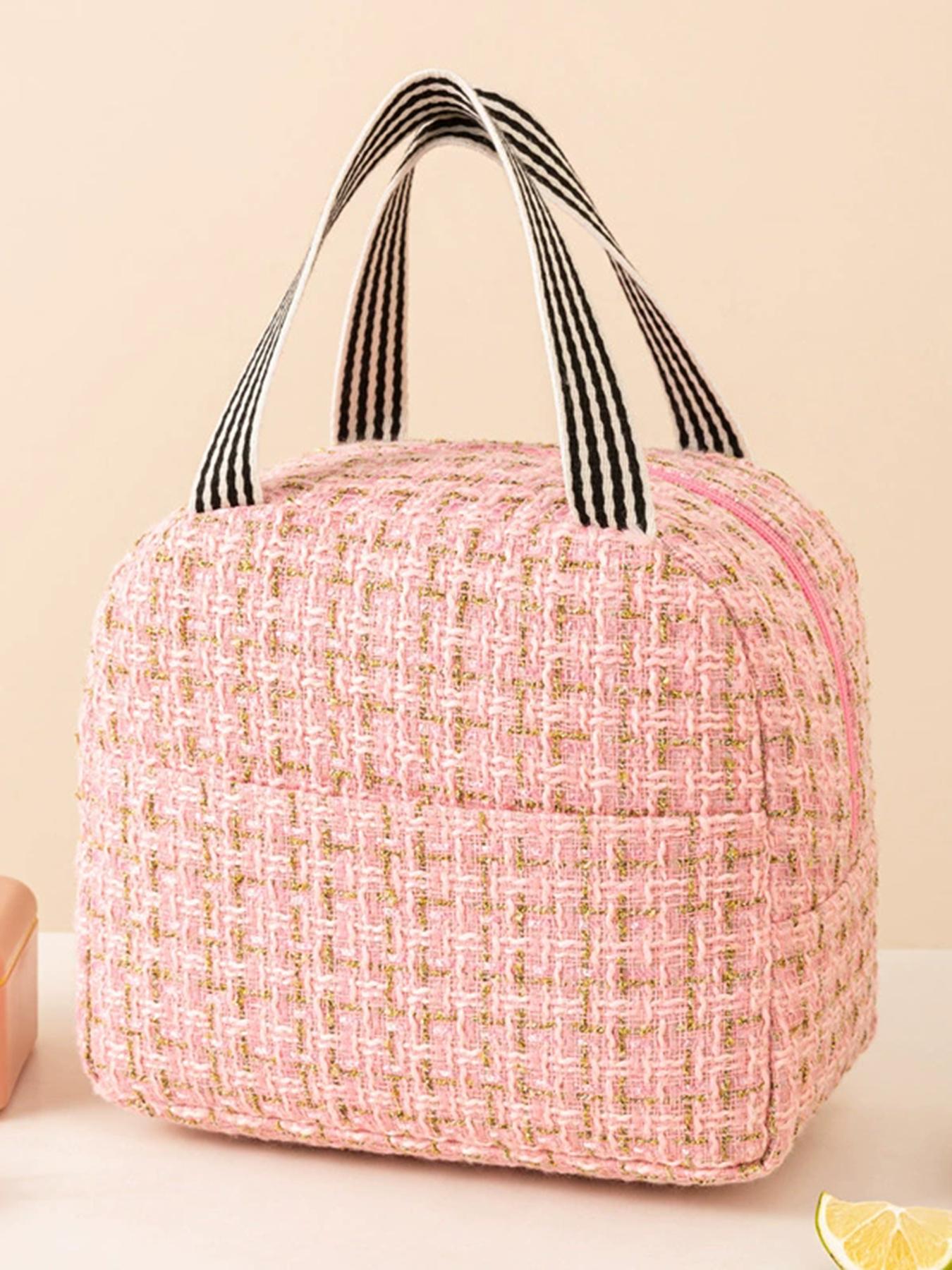 Large Capacity Insulated Lunch Bag, Thickened Food Container Bag, Commuter Bento Box, Picnic Bag, Thermal Meal Pouch