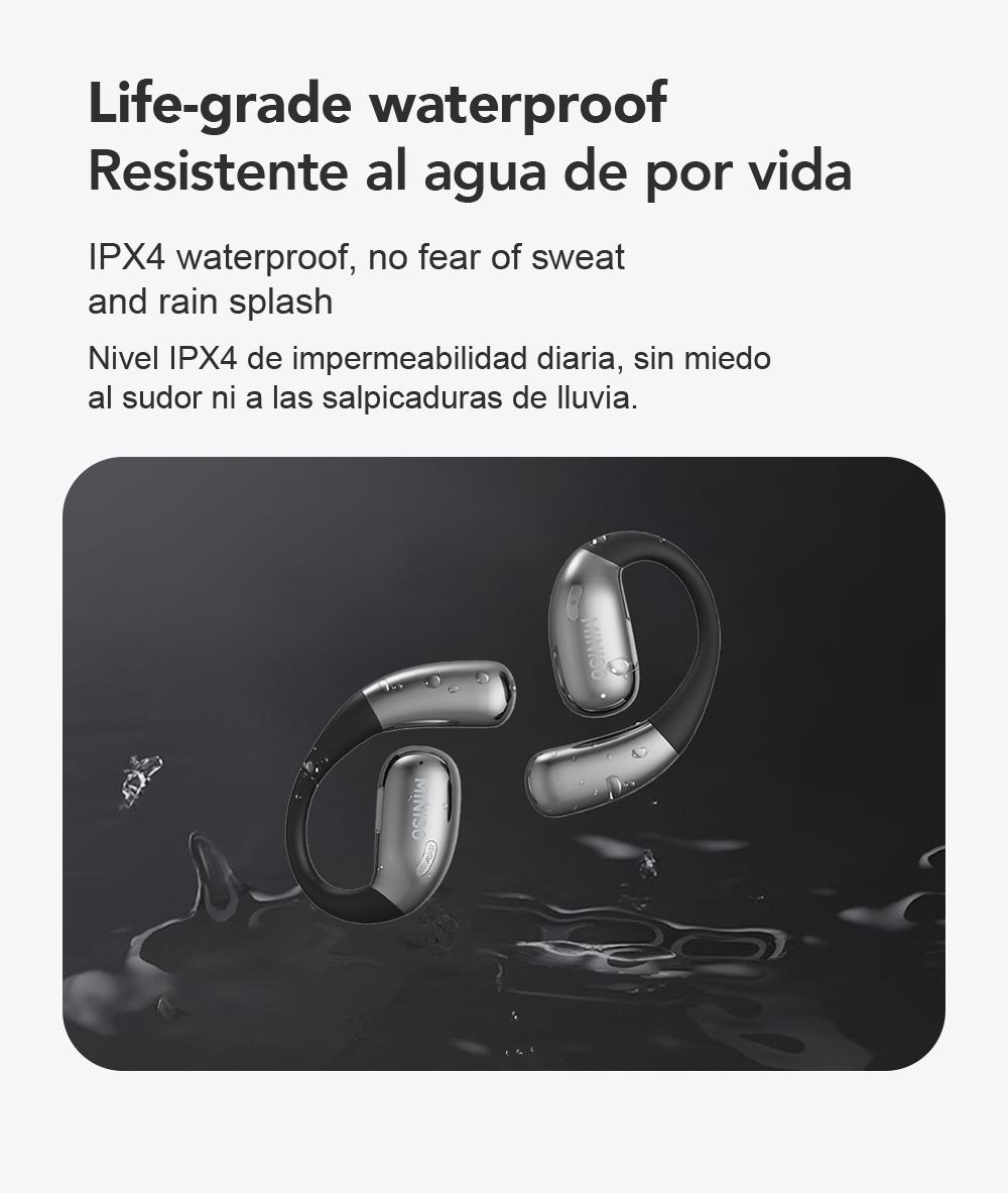 [New Year's gift] MINISO X28 Wireless Earbuds Bluetooth 6.0 Earphones, In Ear Earbuds,Waterproof Wireless Earphones, Support 148 Languages Real Time ,Suitable for Office, Sports, Study and Audio Calls, Built in Microphone, Gaming Bluetooth Headphones