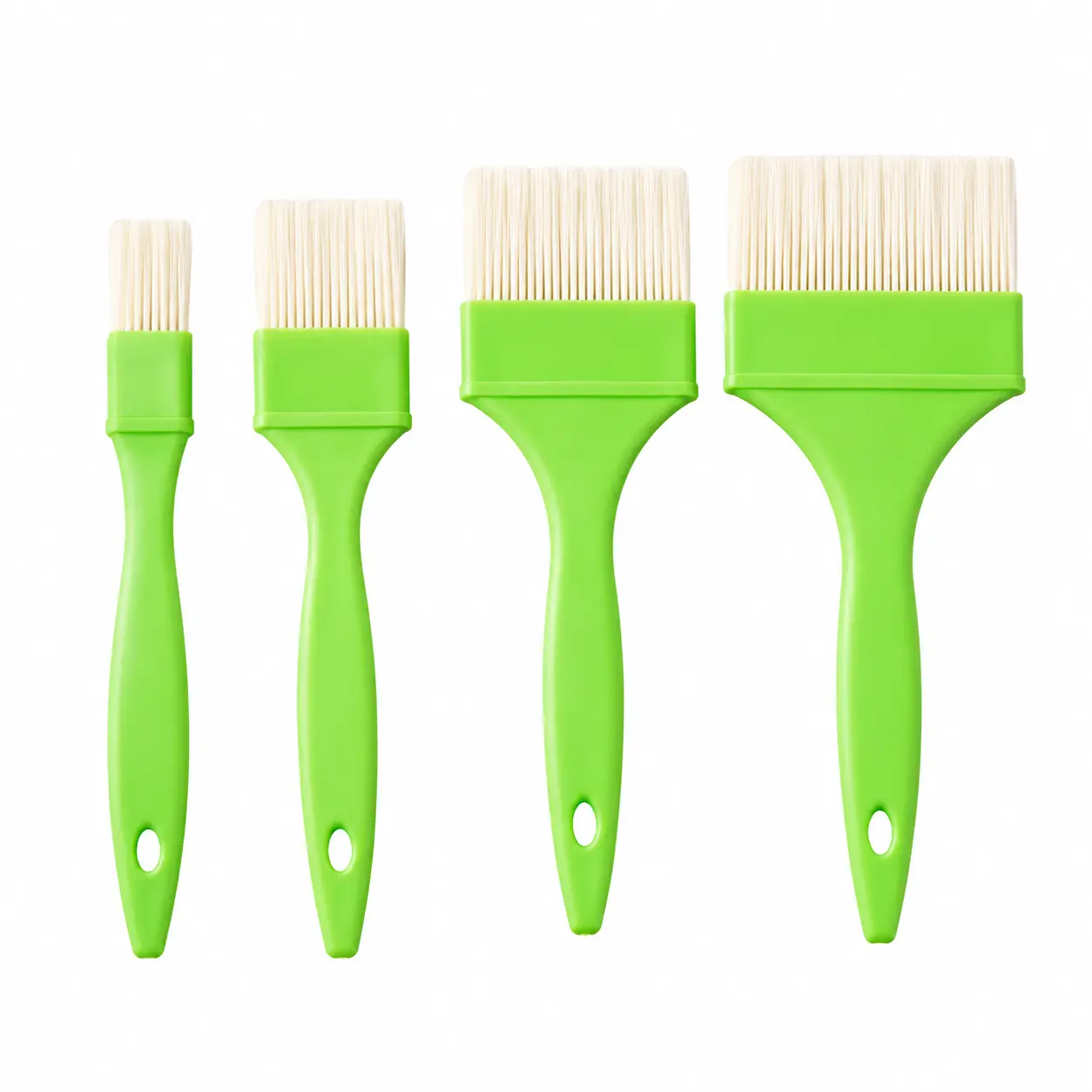 Premium Heat-Resistant Silicone Baking Brush - Bbq & Kitchen Flexible Brush with Silicone Bristles, Non-Shedding, Dishwasher-Safe, Ergonomic Handle, Ideal for Pancakes, Oils, Grilling, Professional Use