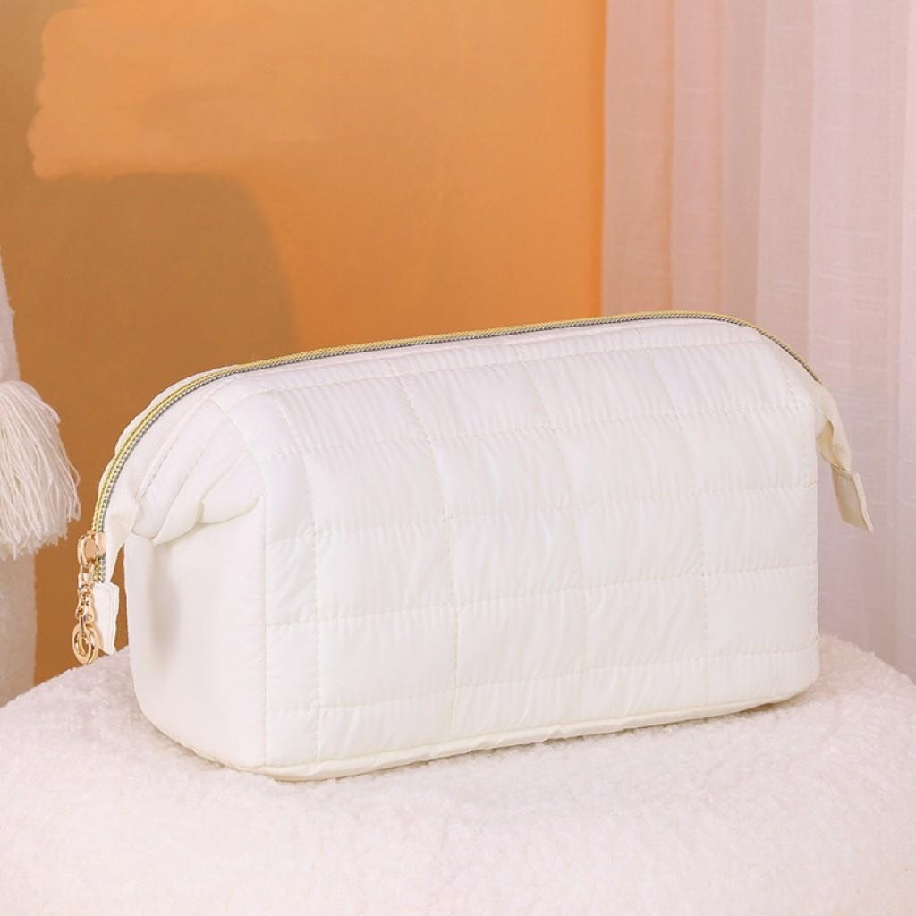 Portable Makeup Bag, Lightweight Polyester Cosmetic Organizer, Ideal for Home, Outings, Parties, Perfect Gift for Halloween, Christmas, Birthday