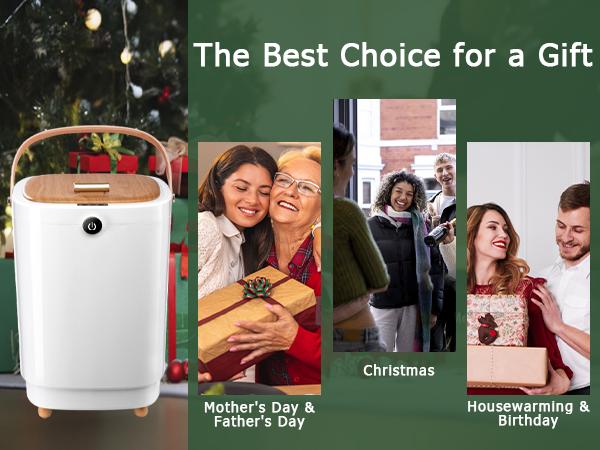 TMWINGS Luxury Towel Warmer - Eco-Friendly & Stylish, Instant Heat & Long-Lasting Warmth, Auto Shut-Off Timer, 20L Extra Large Capacity, Portable & Compact Design, Grey Bathroom Accessories Set, 20.5in x 12.5in, Overheat Protection, One Touch Heating