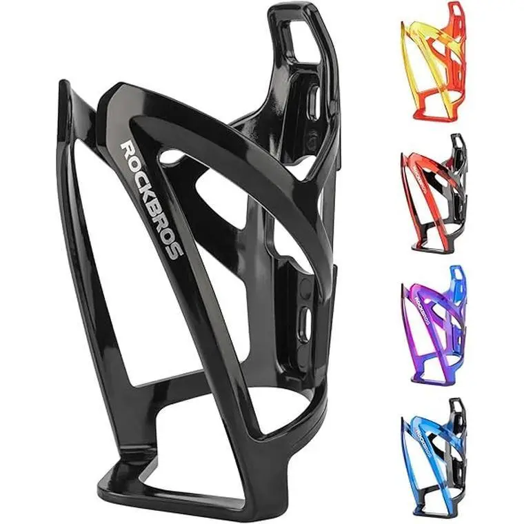 ROCKBROS Bike Water Bottle Holder Ultra-Light Bicycle Bottle Cages with Screws Tool, Universal Bike Cup Holder Rack for Road MTB Bikes