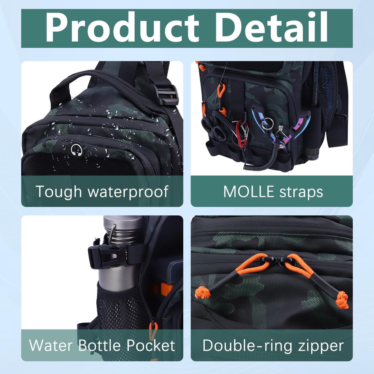 Fishing Backpack with Tackle Boxes, Fishing Bag for Fishing Gear,Fish Bag with 136 count Fishing Lures Kit,Fish Hook Remover Tool,Fish Lip Gripper,Fishing Plier,Gifts for Men (Green) Fishing Backpack with Tackle Boxes, Fishing Bag for Fishing Gear,Fish Bag with 136 count Fishing Lures Kit,Fish Hook Remover Tool,Fish Lip Gripper,Fishing Plier,Gifts for Men (Green)