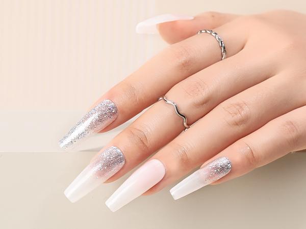 MOROVAN Acrylic Nail Kit with Everything: Professional Nails Kit Acrylic Set with U V Lamp Acrylic Nail Set with Glitter Acrylic Powder Complete Starter Kit for Acrylic Nails Beginner Kit