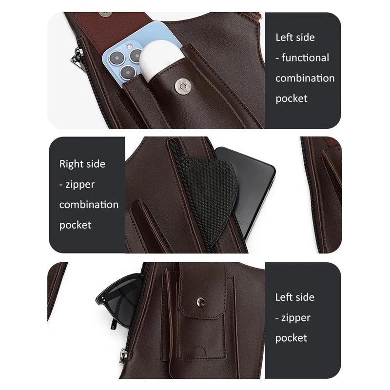 Premium Leather Adjustable Underarm Shoulder Bag for Men & Women - Anti-theft Hidden Storage for Cell Phones & Outdoor Gear - Versatile for Cycling Hiking & More Premium Leather Adjustable Underarm Shoulder Bag for Men & Women - Anti-theft Hidden Storage for Cell Phones & Outdoor Gear - Versatile for Cycling Hiking & More