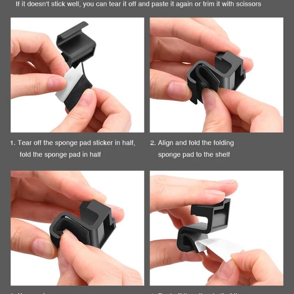 1 Pair Black Phone Holder Clip Mount Bracket for DJI Mavic Mini/ Mavic 2 Pro/ Air Spark