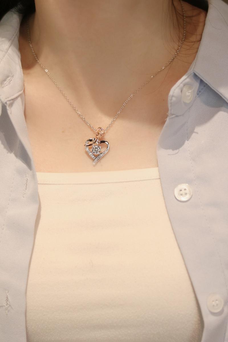 【#468 Gift for Her】Elegant Necklace For Women 925 Sterling Silver Synthetic Moissanite, Birthday Gifts For Wife Mom Girlfriend Grandma 【#468 Gift for Her】Elegant Necklace For Women 925 Sterling Silver Synthetic Moissanite, Birthday Gifts For Wife Mom Girlfriend Grandma