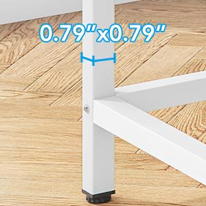 LITTLE TREE Vanity Desk with 5 Drawers, Makeup Vanity Table Dressing Table with Side 3-Drawer Chest, Make Up Vanities for Women, Girls (Without Mirror)