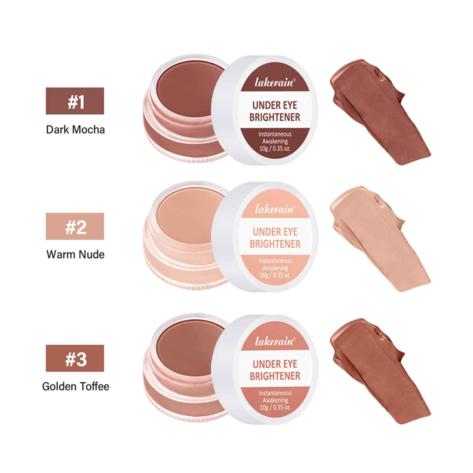 Eye Concealer Highlighter Balm, Three Color Options, Even Skin Tone, Neutralize Dark Circles, Moisturizing Eye Cream, Suitable for All Skins