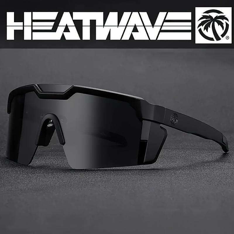 4 counts Heatwave Sport Sunglasses for Men Women UV400 Protection Cycling Running Fishing Outdoor Sports Wrap Around Shades