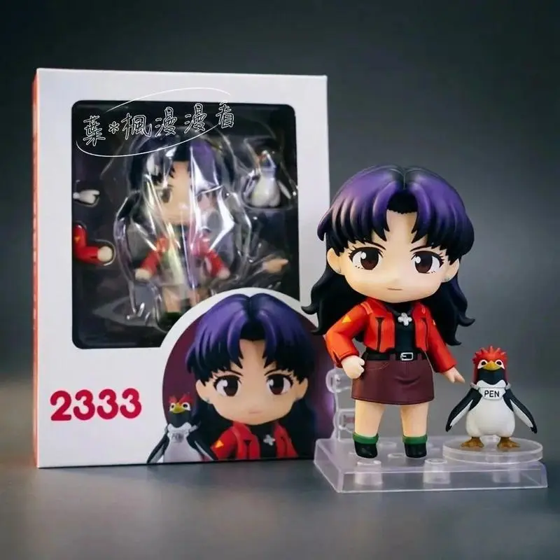 Nendoroid 2333 Misato Katsuragi Poseable Interchangeable Face Anime Action Figure Desktop ornament Doll Pvc Collectible Model