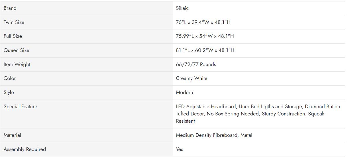 Sikaic Princess Velvet Upholstered Platform Bed Frame with Adjustable Crystal Button Headboard and RGB LED Lights Creamy White Furniture Design Home Pink