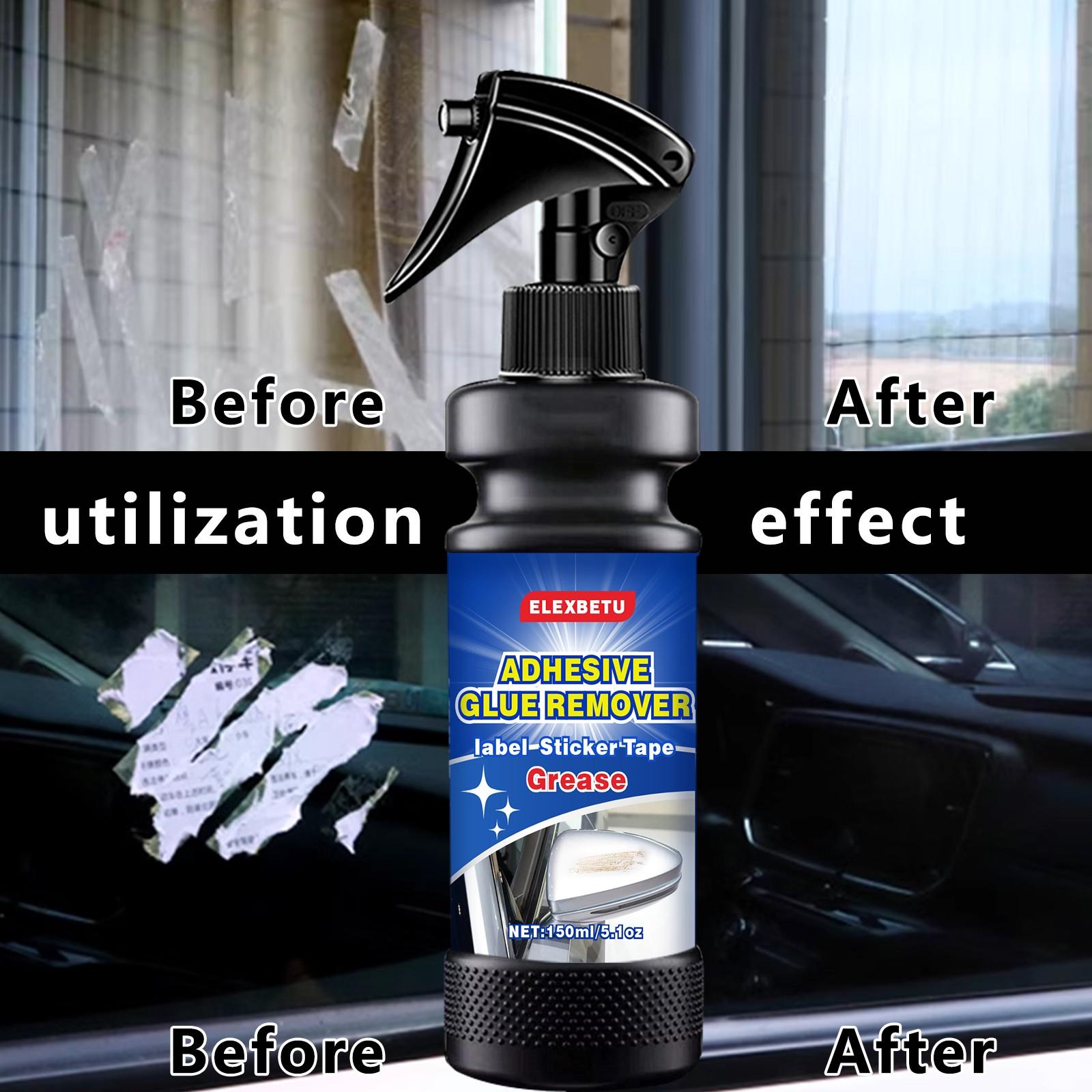 Jstree Car Adhesive Remover, Strong Adhesive Remover for Tape & Double-Sided Tape, Residue Cleaner, Home Glass Adhesive Removal, 150ML