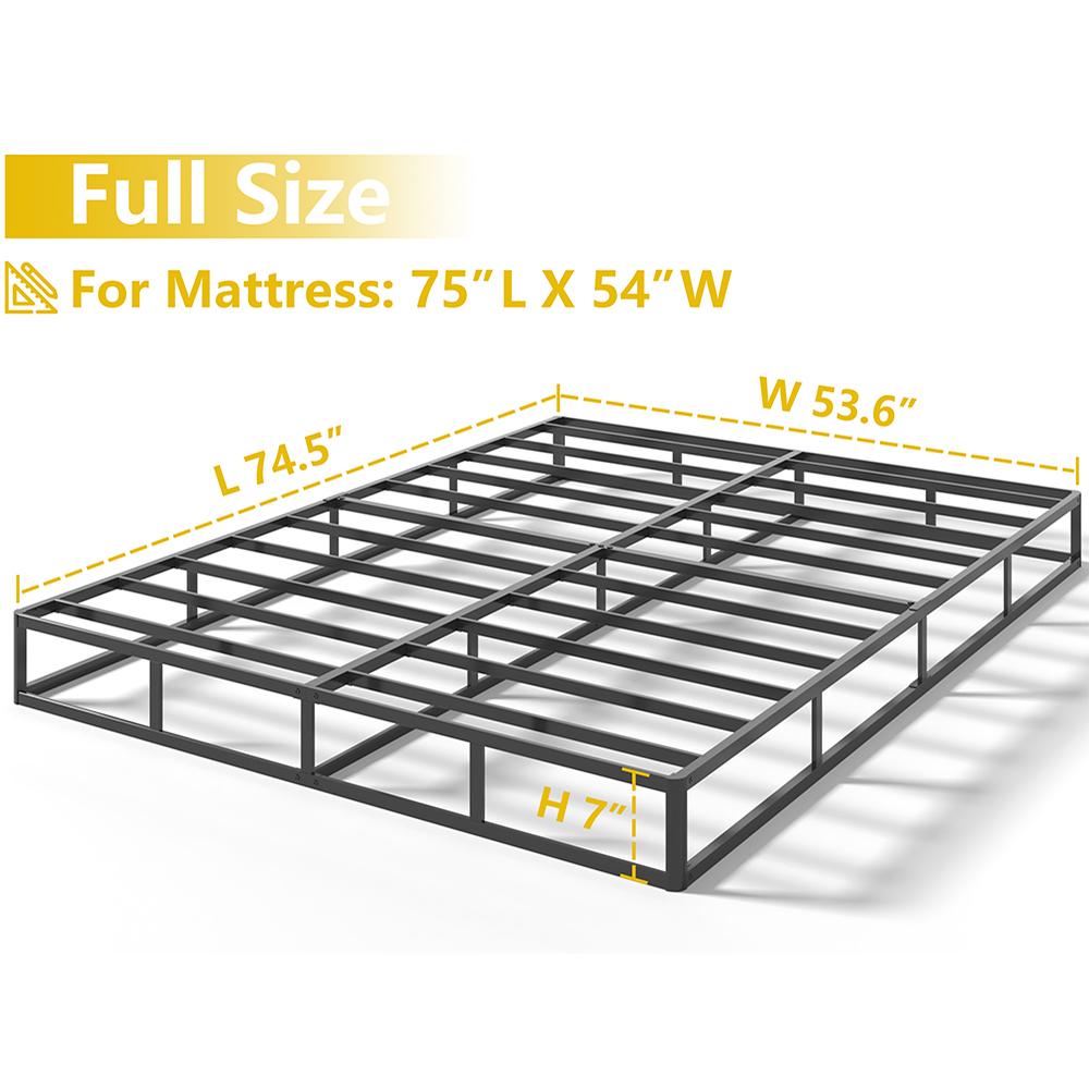 Edenza-Queen Box Spring 9 Inch5 7 9 box spring, Heavy Duty Mattress BoxSpring Foundation, Sturdy Queen Box Springs for Bed with Fabric Cover Set, Easy Assembly, Noise Free fabric cover set