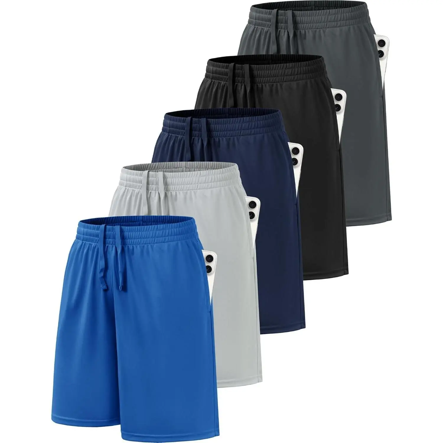 Black,navy Blue,dark Gray,light Blue,light Gr