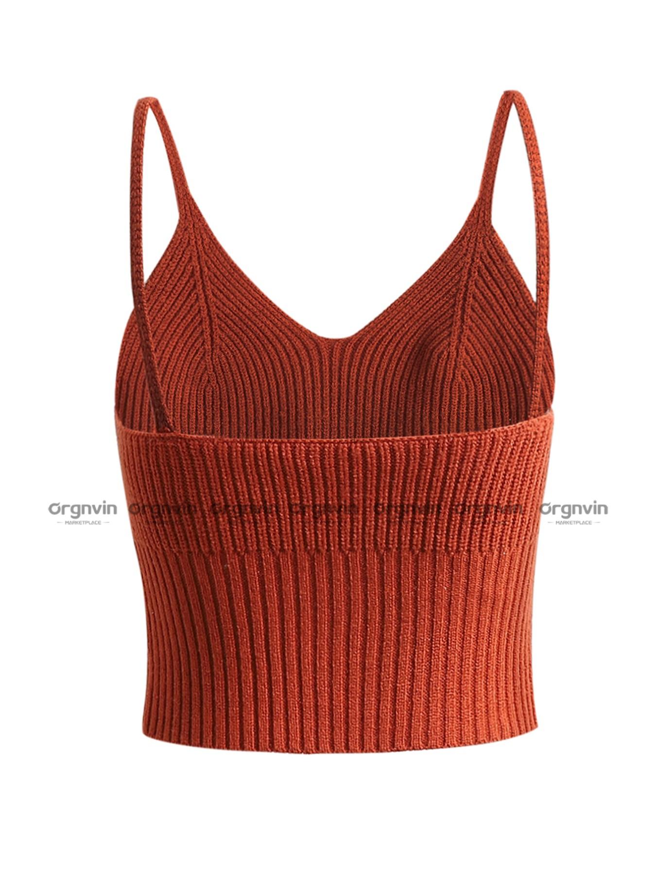 Women's Floral Embroidery Crop Sweater Vest, Boho Sleeveless Spaghetti Strap Knit Top for Daily Wear, Ladies Clothes for All Seasons, Floral Embroidery Cami