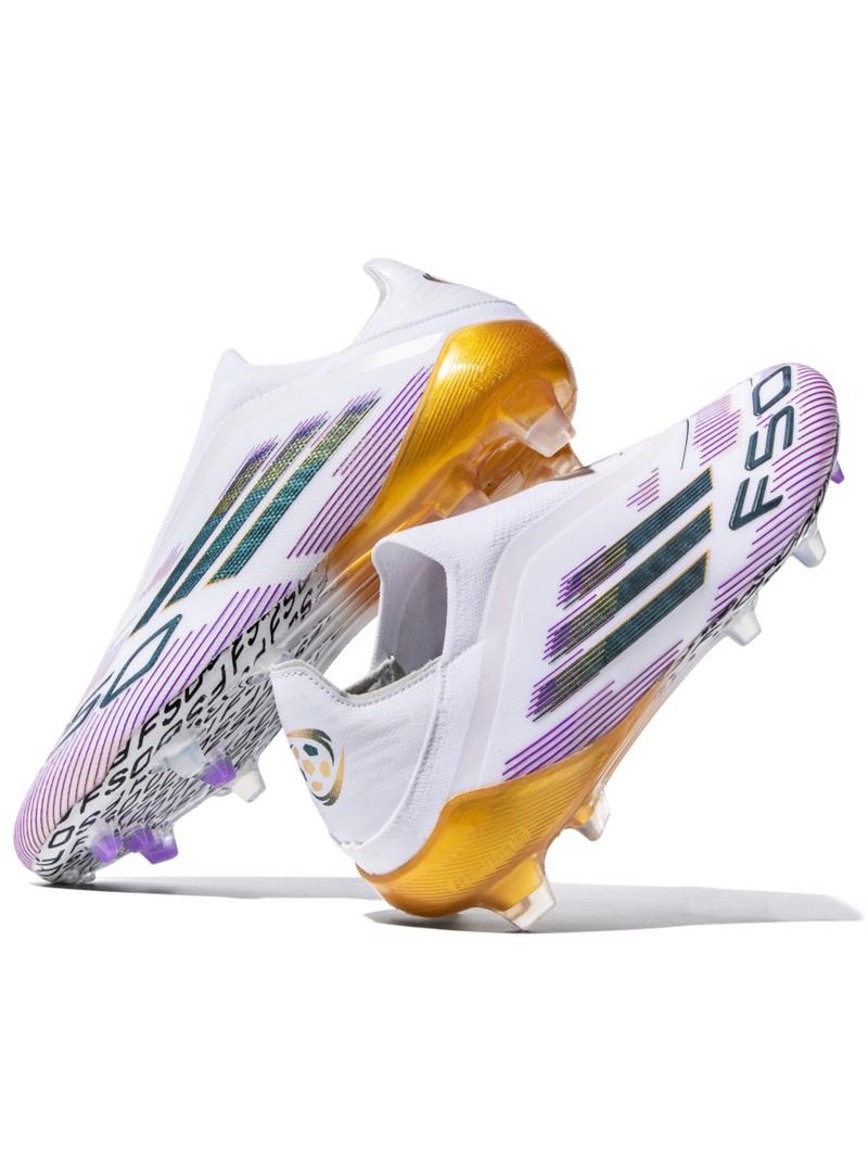 Men Women High-End Seamless Football Shoes, Football Boot, Anti-Slip Durable Outdoor Lawn Soccer Cleats, Super Grip Support, Fashionable Design