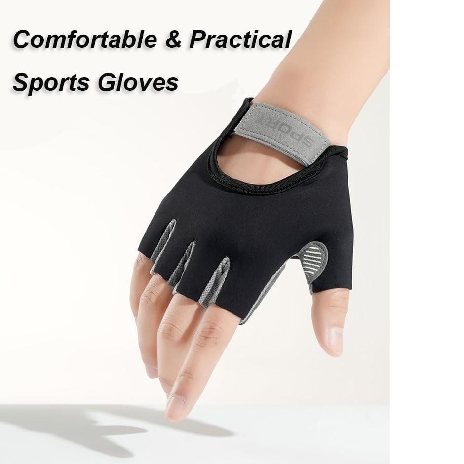 Men's and Women's Fitness Gloves, Weightlifting Sports Gloves, Gym Training Gloves with Padded Grip, Ideal for Cycling and Workouts
