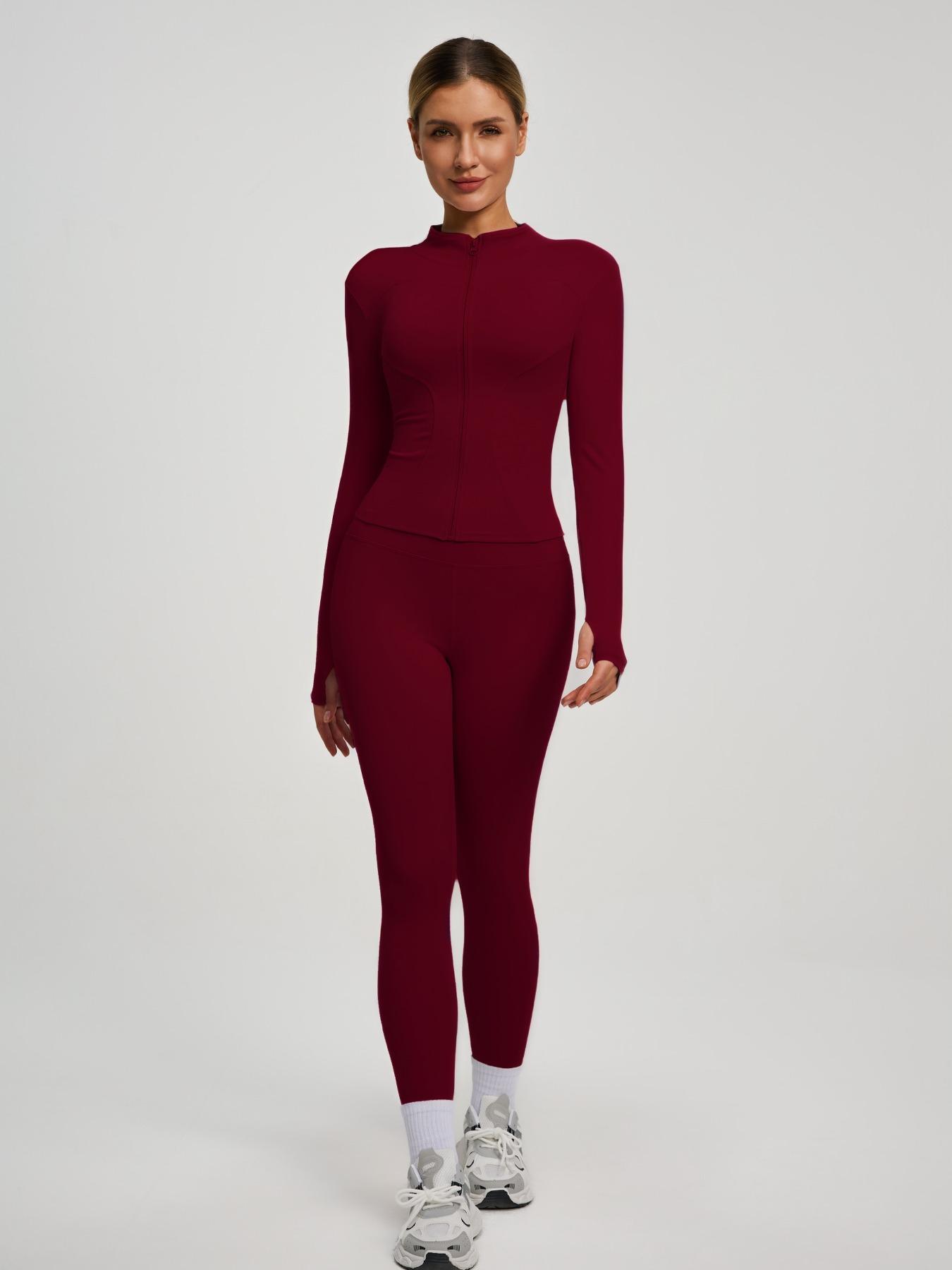 High Elasticity Abdominal Control Yoga Set, Slimming Fitness Running Pants for Women, Comfortable Sportswear for All Seasons, Yoga Tracksuit Set