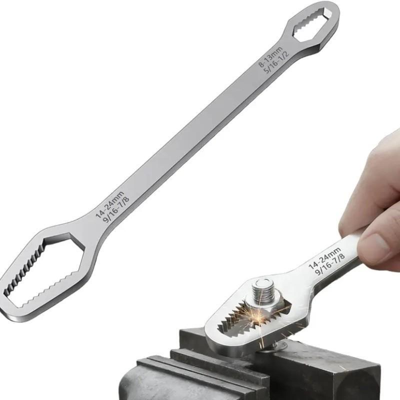 Multifunctional Star Wrench Adjustable Dual Head, Universal Multi-Use Tool, Manual Glasses Repair Kit, Essential Hand Tools