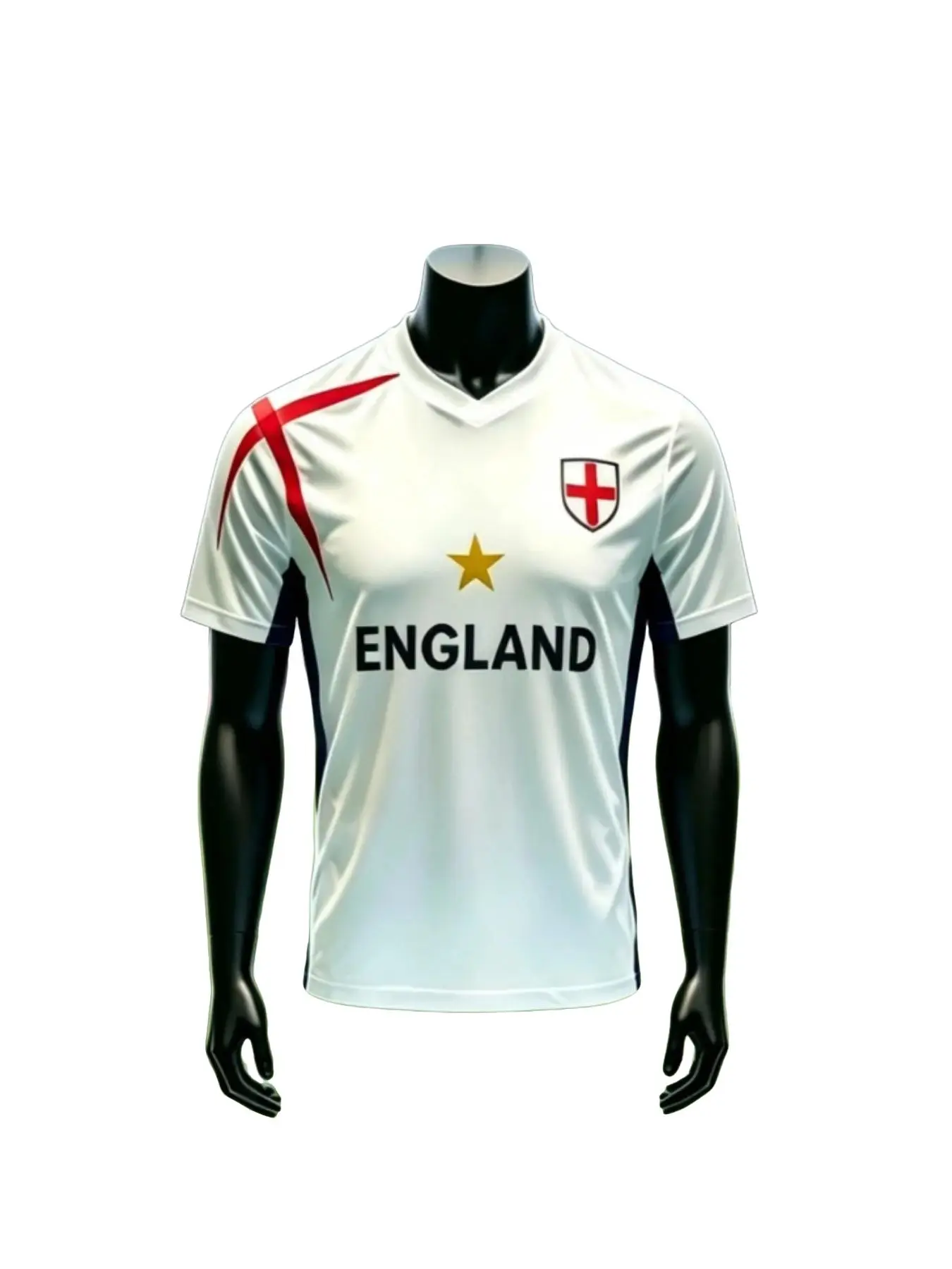 Vintage Sports Jersey, Simple Base with Cross Logo, Breathable Fabric, Essential Fan Gear, Outdoor Sportswear, Sweat-Wicking, Unisex
