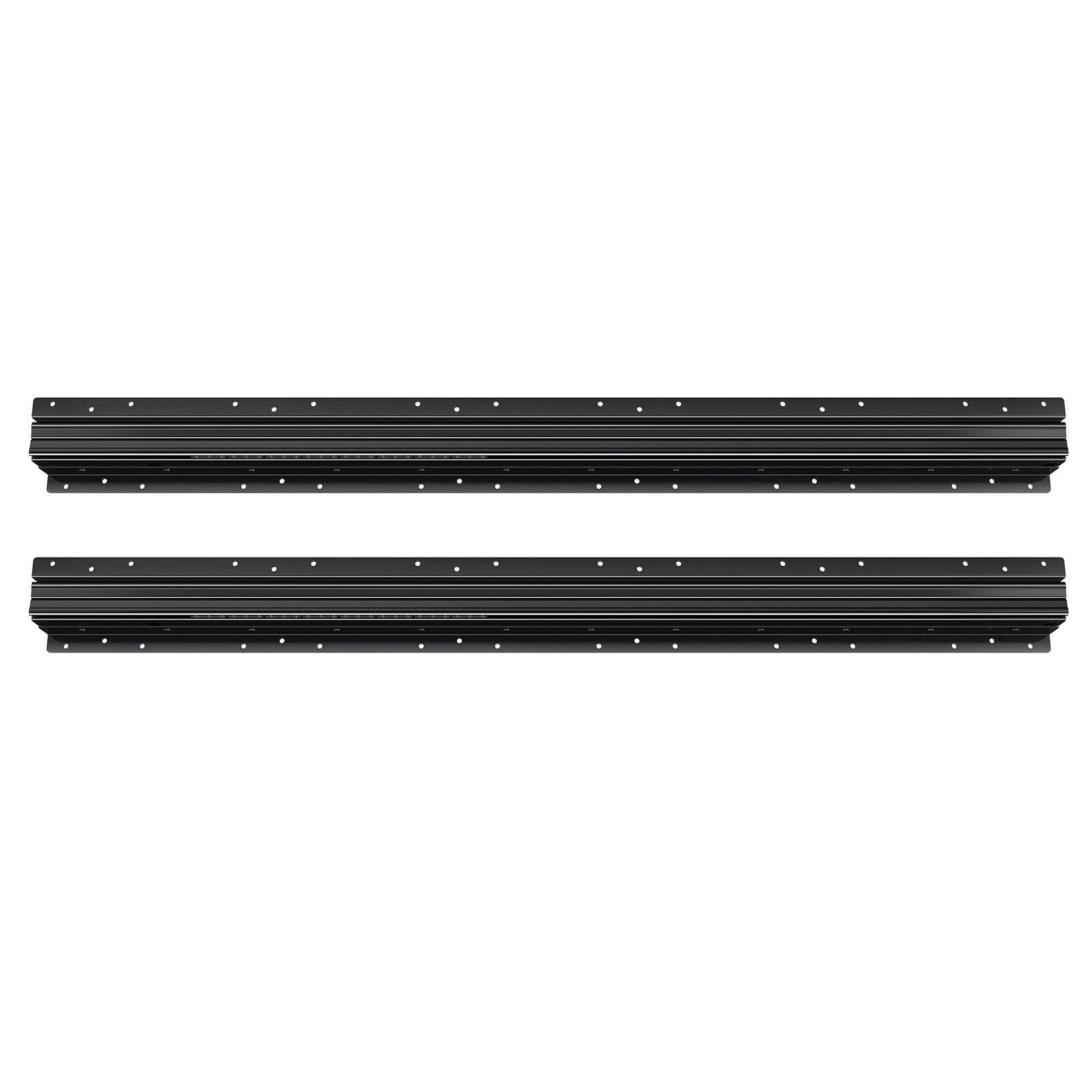 VEVOR Undermount Drawer Slides, 40 in Undermount Type, Full Extension Ball Bearings, 260 LB Heavy Duty Bottom Rails, Stair Cabinet Glides Track Runners, for DIY Replacement, Black