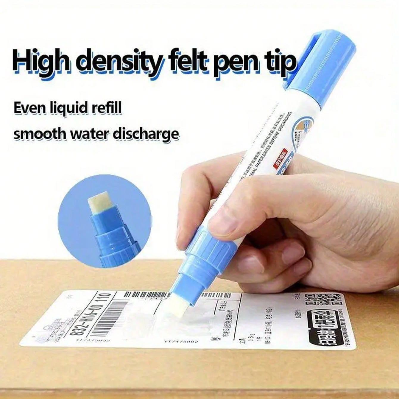 Security and Privacy Protection Thermal Paper Eraser, Tip, Seamless Eraser, Bill Cleaning Tool, Credit Cards, Phone Bills, Shipping Labels