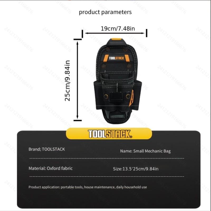 Tsk-36-L6 Small Technician Bag, Multi-Functional Tool Kit, Compact Portable Design, Waist Belt Attachment, Ideal for Professionals