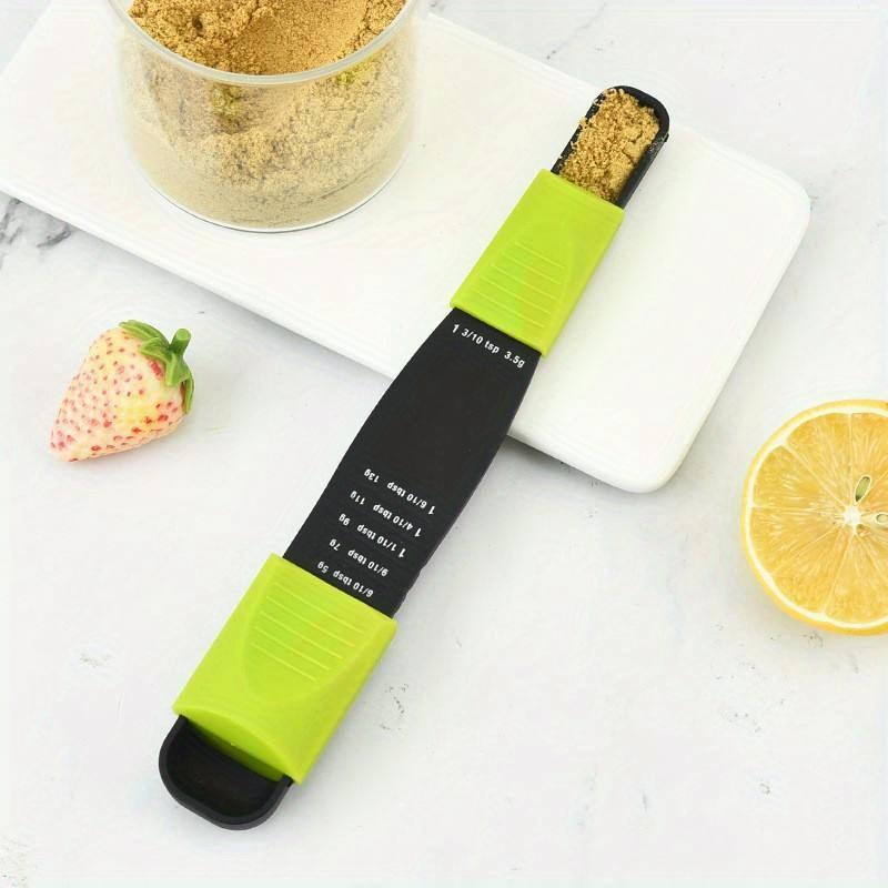 1pc,Double-ended Measuring Spoons，measuring Spoons，adjustable Measuring Spoons，adjustable Measuring Spoons All-in-one，measuring, Kitchenware