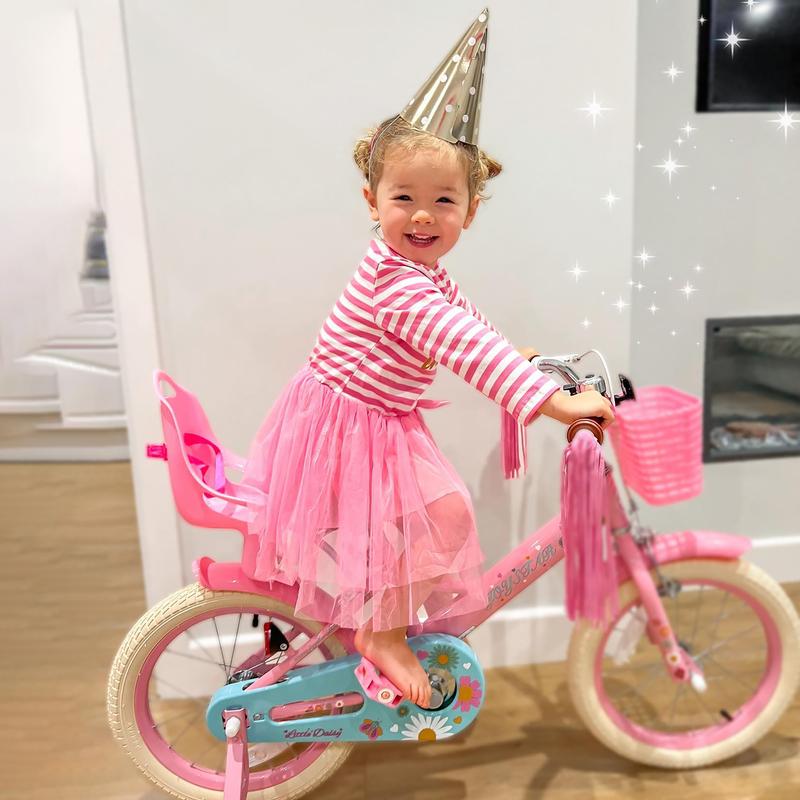 JOYSTAR Kids Bike 3-9 Years 12-16 Inch girls bicycle Training Wheels Princess Doll Seat Bike Toddler Kids' Bicycle boy girl