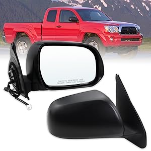 Right Passenger Side Mirror Compatible With 2005 2006 2007 2008 2009 2010 2011 Toyota Tacoma With Power Glass Manual Folding Black Replace#8791004170(3Pins) Right Passenger Side Mirror Compatible With 2005 2006 2007 2008 2009 2010 2011 Toyota Tacoma With Power Glass Manual Folding Black Replace#8791004170(3Pins)