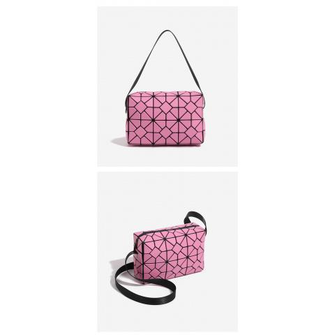 New Summer Autumn Trendy Unique Design Geometric Rhombus Cupid Small Square Bag, Versatile Single Shoulder Crossbody Underarm Bag