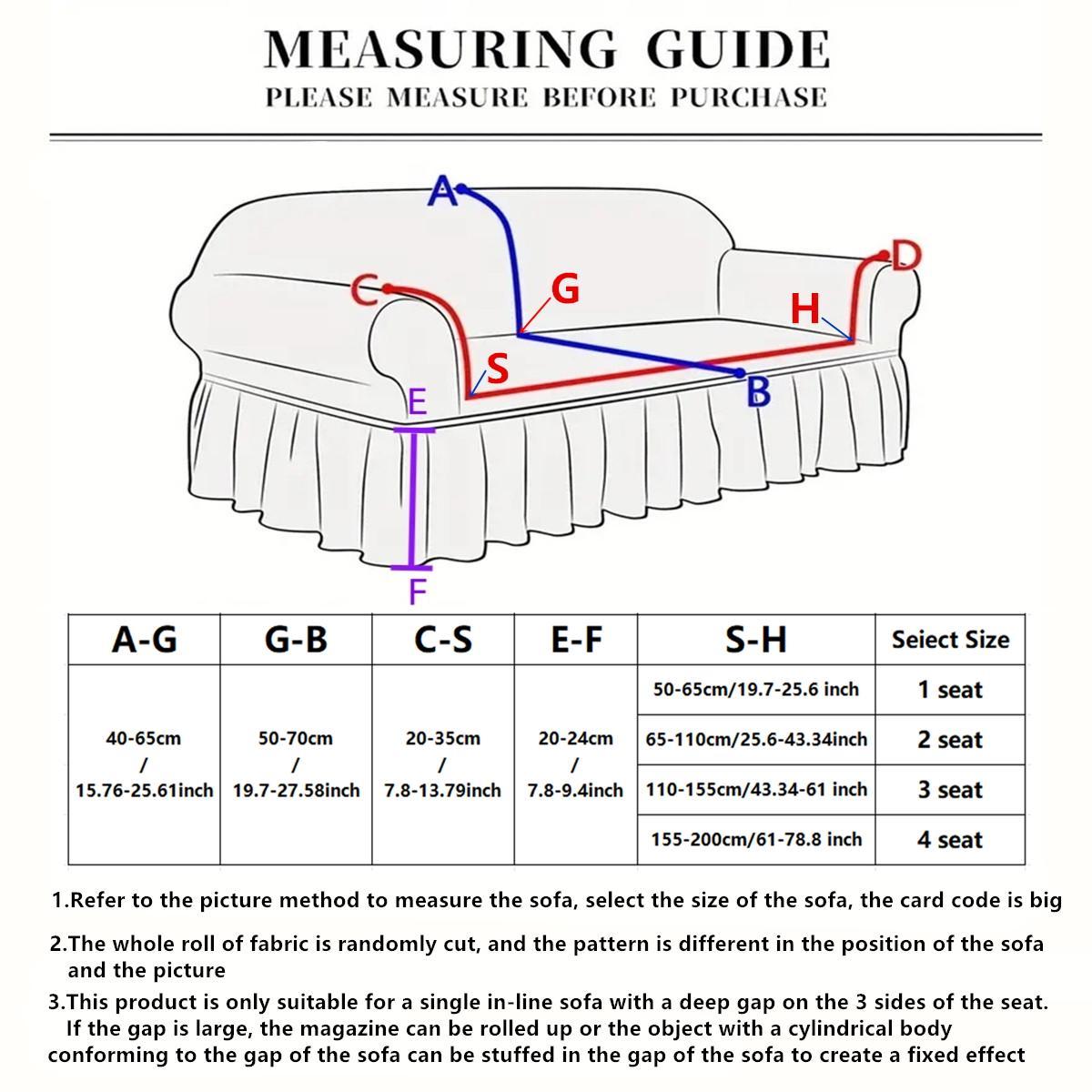 Cartoon Cat Pattern Sofa Cover, 1 Count Soft Comfortable Sofa Slipcover with Elastic Strap, Dustproof Sofa Protector for Home Living Room, Sofa Couch Covers