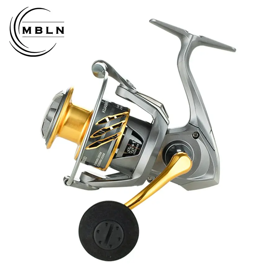 MBLN Aluminum Alloy Spool Fishing Reel, Spinning Reel, Long Cast Lure Reel, Sea Fishing Gear, Durable Fishing Equipment