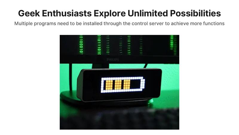 ULANZI TC001 Smart Pixel Clock - Social Media Counter - Digital Alarm Clock with Weather - Awtrix Simulator - Retro Pixel Art Scoreboard Pomodoro Clock Bedside Gaming Room & Office Decor, White