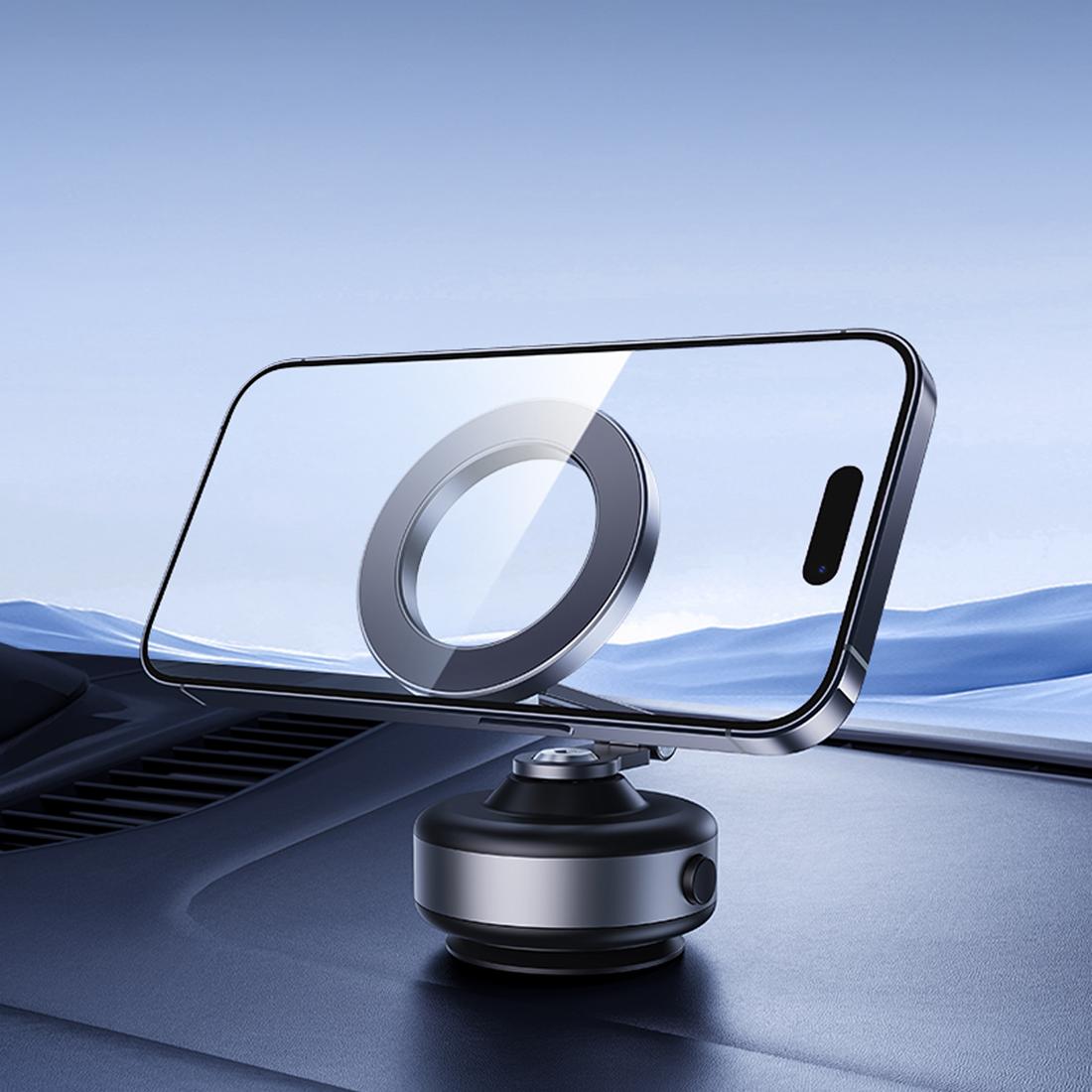 360° Rotatable magnetic car stand, smartphone stand, electric vacuum adsorption, magnetic phone stand, magnetic car windshield, dashboard, kitchen, office, general automotive accessories 360° Rotatable magnetic car stand, smartphone stand, electric vacuum adsorption, magnetic phone stand, magnetic car windshield, dashboard, kitchen, office, general automotive accessories