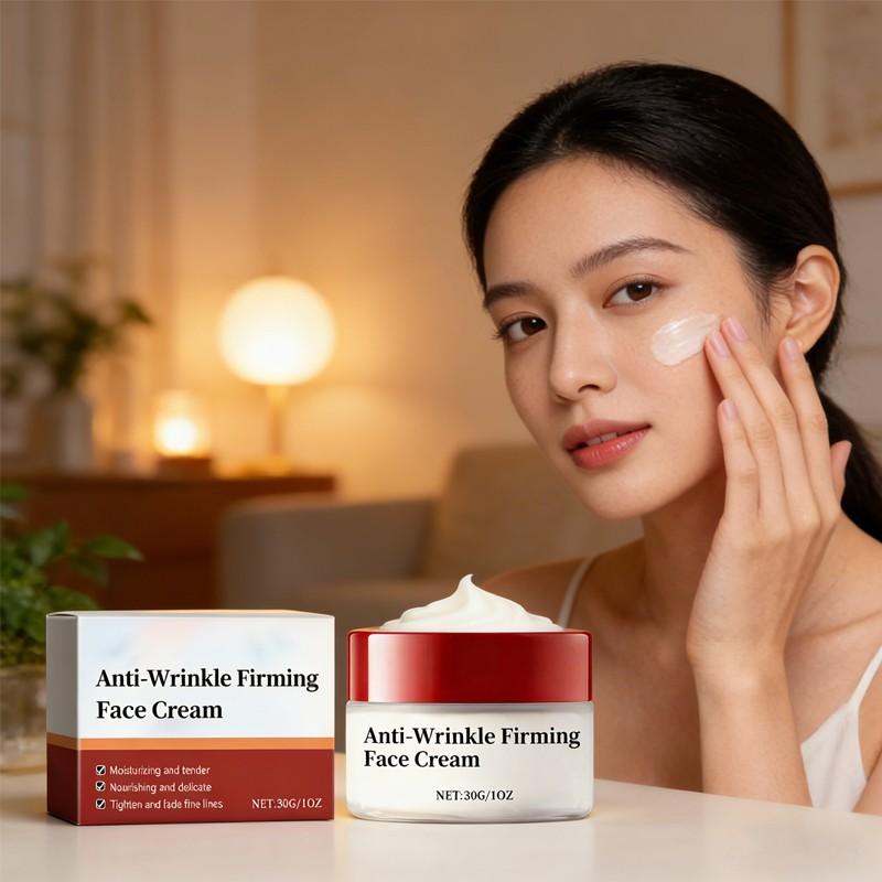 Moisturizing Face Cream, Hydrating Facial Care, Smooths Skin Texture, Enhances Elasticity, Clearer Lines, Soft & Silky Application