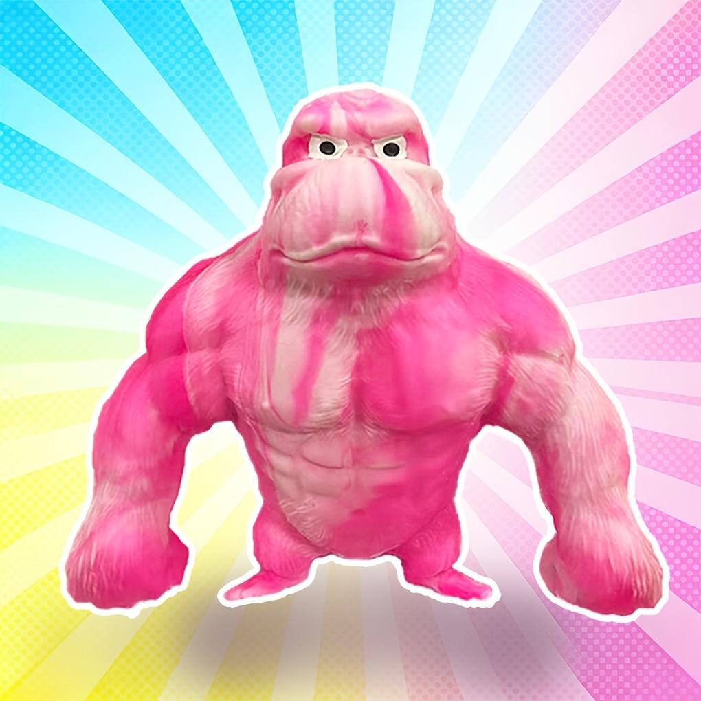 Super Stretchy Gorilla Fidget Toy, Squeeze Monkeys Stretchy Monkey- Original Sensory/Fidget Collectible Toys Holiday Party Gifts, Christmas, Halloween, Easter Basket Stuffing.The Filling Material Is PVA Sponge, Not Sand