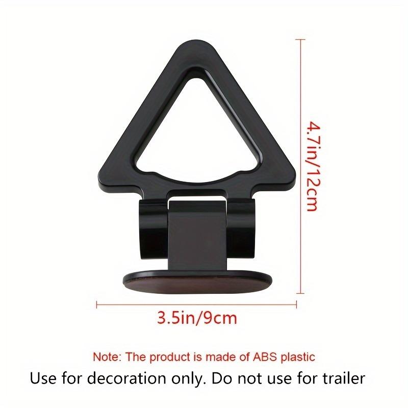 1pc Car Appearance Modification Triangular Trailer Hitch Ring Trailer Coupler