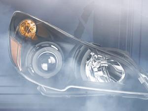 Nilight 2010 2011 2012 2013 2014 Subaru Legacy/Outback Headlight Assembly Black Housing Amber Reflector