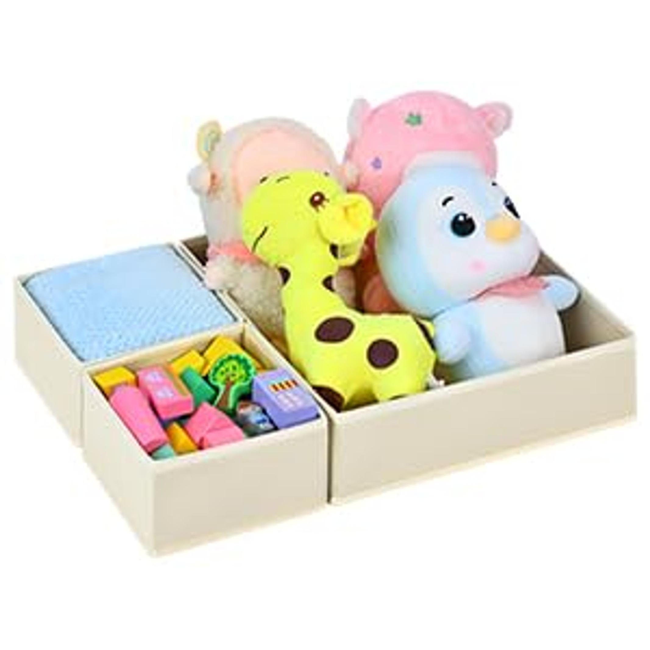 Drawer Organizer Clothes, 12 Pack Dresser Organizer, Foldable Closet Organizers and Storage, Fabric Dresser Bins, Drawer Dividers for Nursery, Baby Clothes, Underwears, Sock (Beige) Drawer Organizer Clothes, 12 Pack Dresser Organizer, Foldable Closet Organizers and Storage, Fabric Dresser Bins, Drawer Dividers for Nursery, Baby Clothes, Underwears, Sock (Beige)