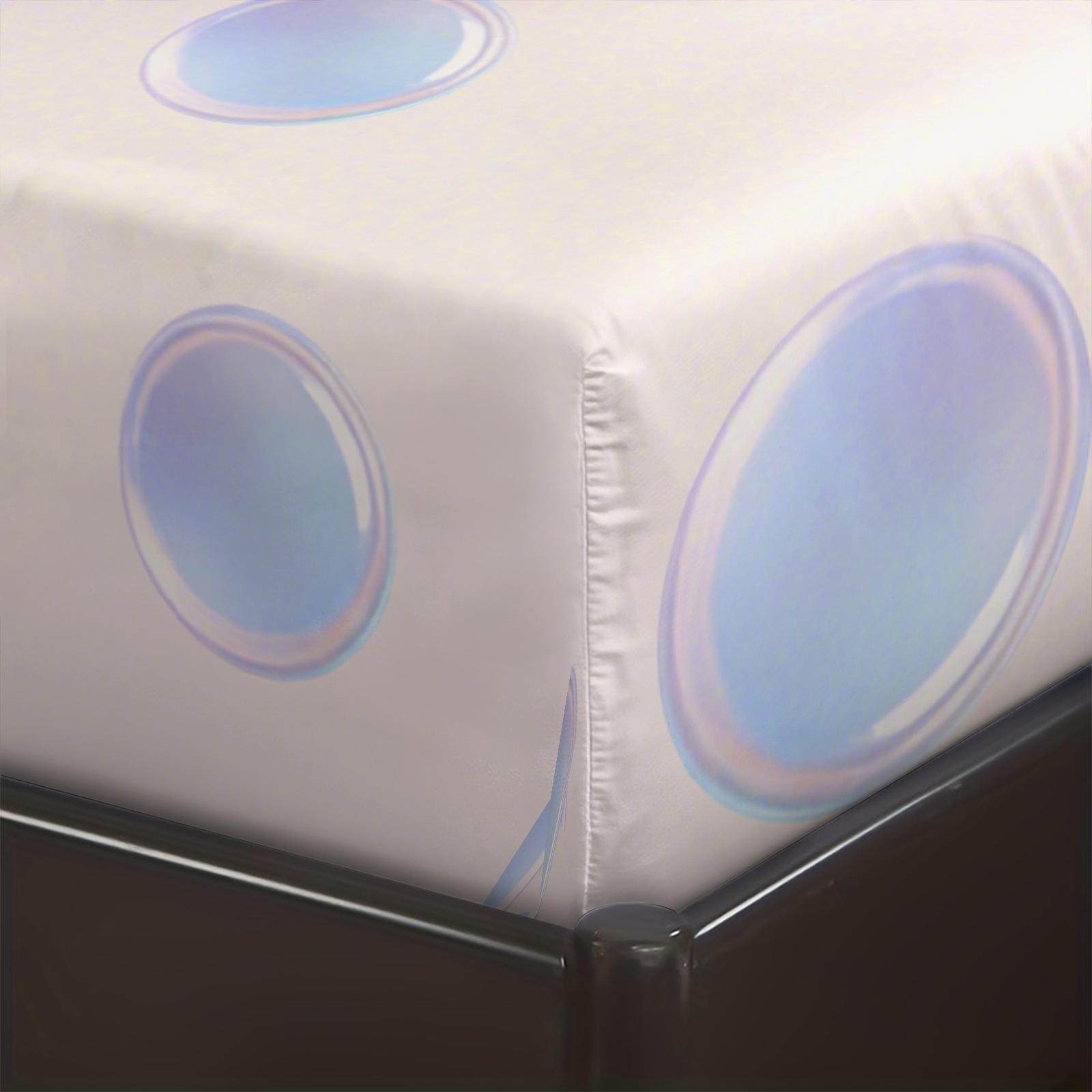 3-Piece Laser Game Controller Bed Skirt Set Fitted Sheet Set, Soft Breathable Fabric, Non-Slip Design, Perfect for Gaming Room, Sweet and Cool Sleep Setup