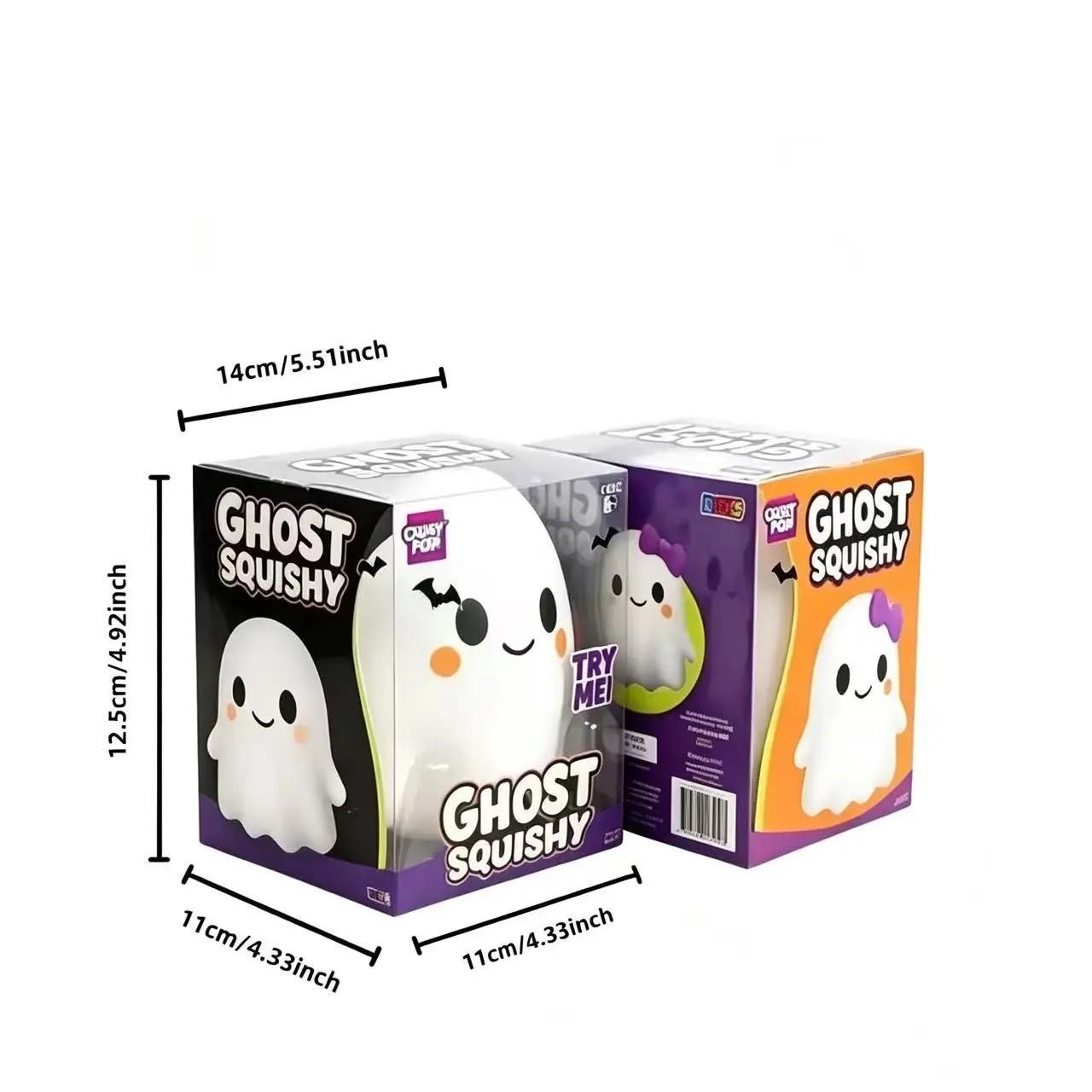 Halloween Ghost Stress Relief Toy, Fun Squeeze Toy for Kids & Adults, Perfect Gift for Halloween Parties, Durable & Safe Design, Stress Relief Squishy