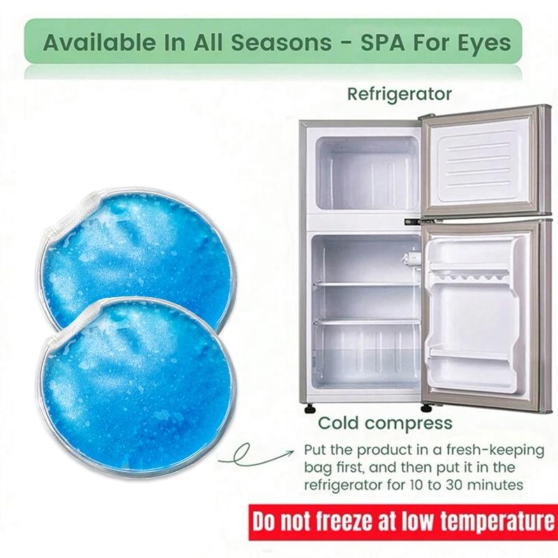 Reusable Ice Pack Set, Multi-Functional Cold Hot Therapy, Alcohol-Free Eye Puffiness Relief, Post-Surgery Recovery, Pain Relief, Gel Ice Packs