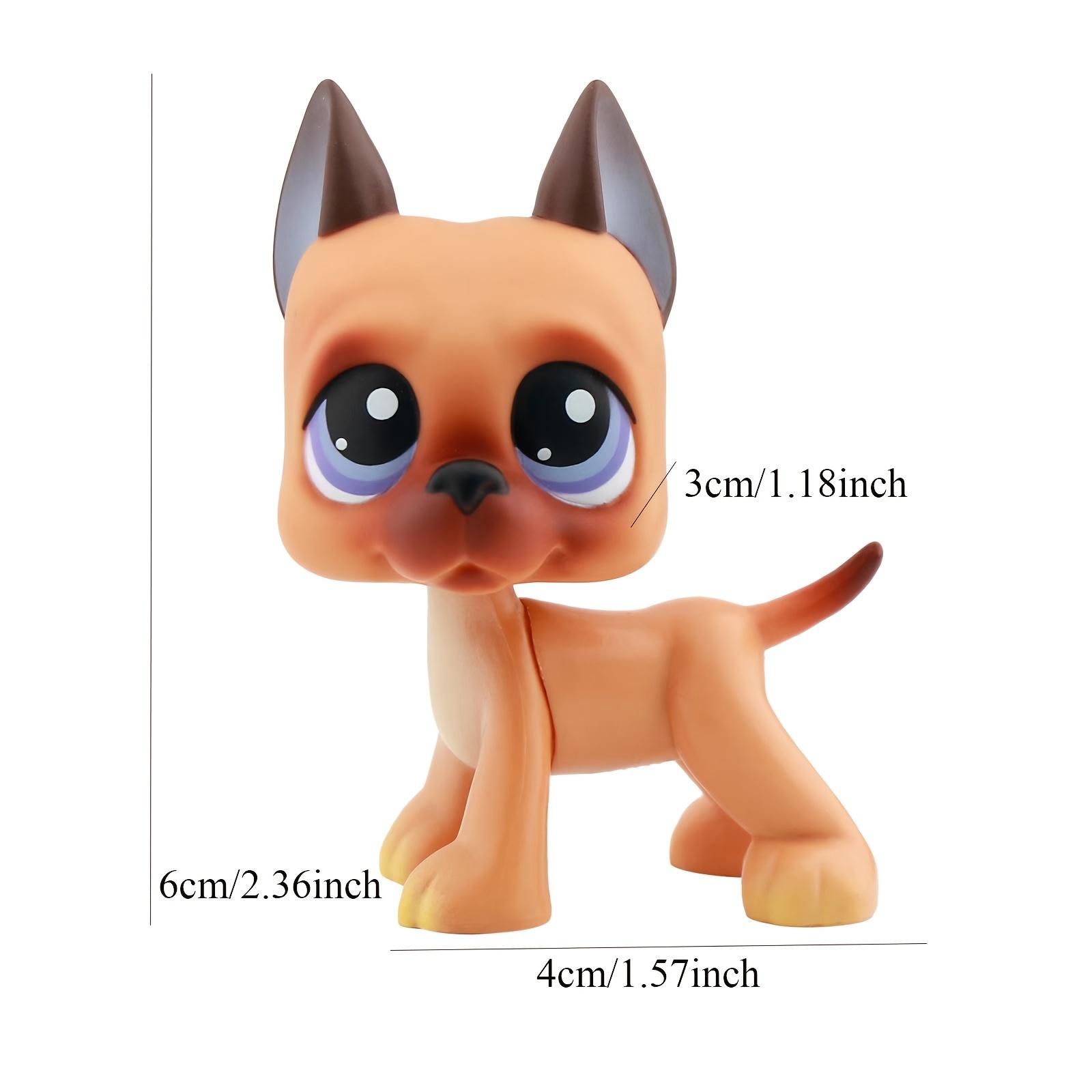 Mini Pet Shop Great Dane Collectible Dolls, Cute Accessories, Ideal for Birthday, Christmas, Halloween Gifts, Perfect for Lps Fans
