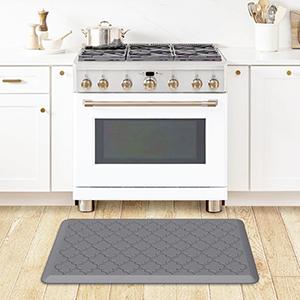 Kitchen Mat [2 PCS] Cushioned Anti-Fatigue Floor Mat, Waterproof Non-Skid Ergonomic Comfort Foam Rugs, Standing Mat for Kitchen, Floor,Office, Sink, Laundry