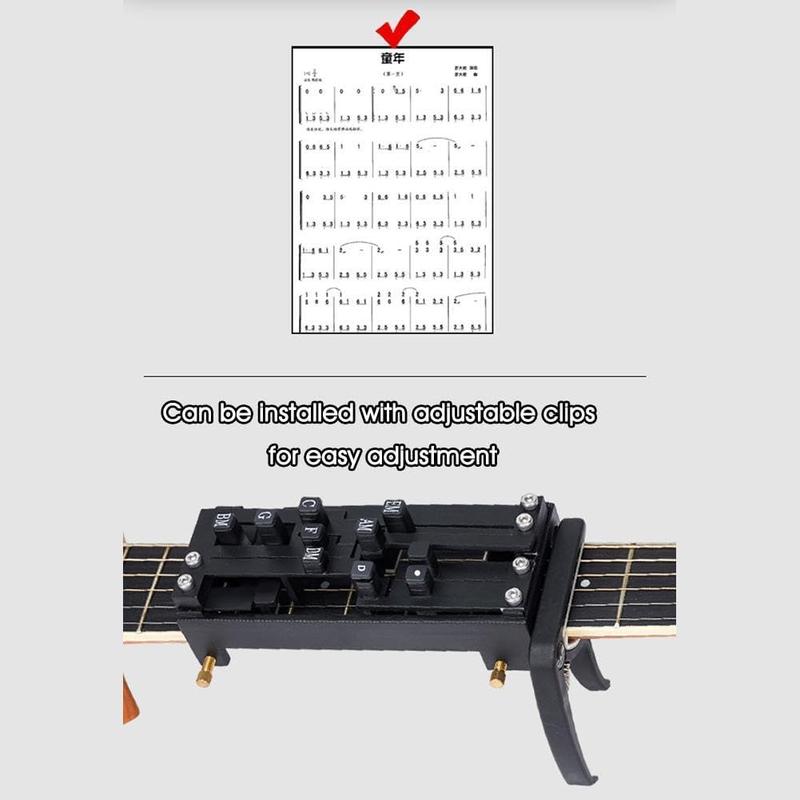 Guitar Aid Chords  Rhythm Teaching, Guitar Aid Chord Trainer, Guitar Chord Presser, Guitar Aid Assisted Tool for Family Beginners Friends  Gifts,Valentine's Day Gifts ,Deals for you days