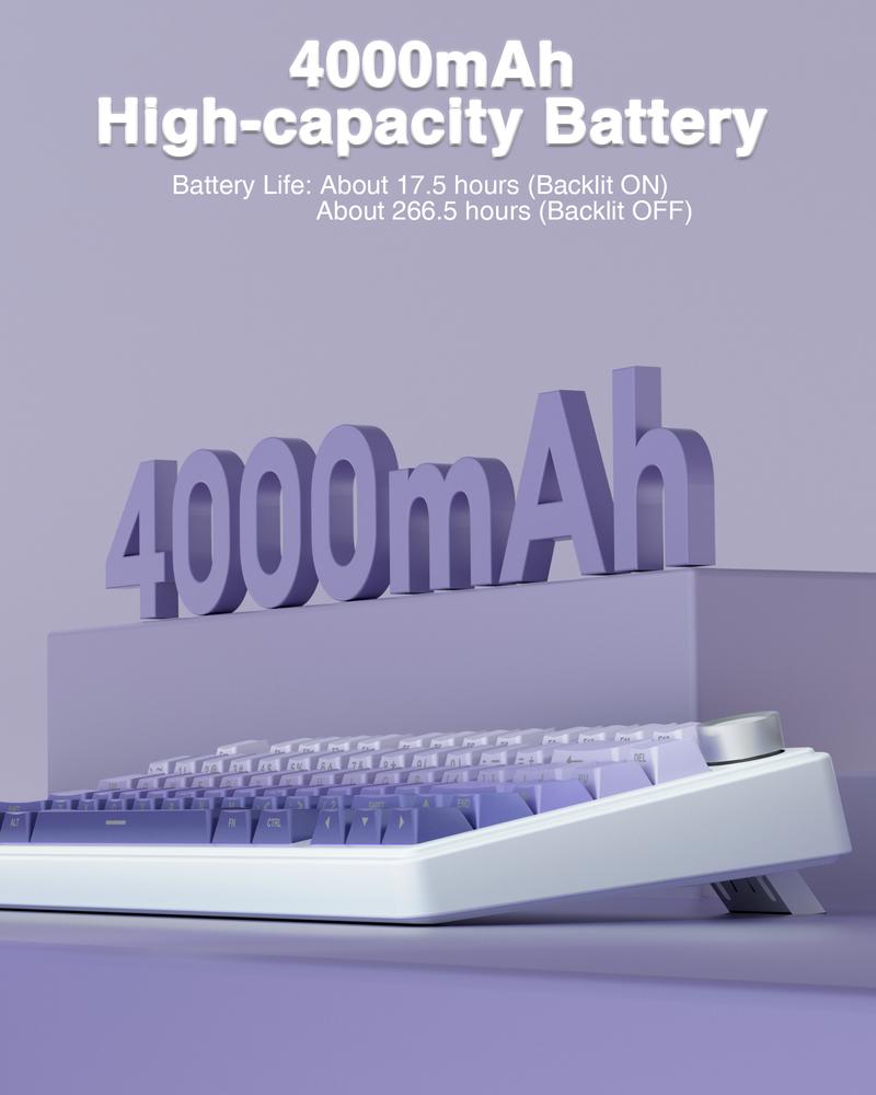 AULA F75 Pro Tri-Mode Wireless Mechanical Gaming Keyboard, Knob Control 75% Washer Hot Swappable Custom Keyboard, RGB Backlight, Pre-lubricated Linear Switches, Side Printed PBT Keycaps, Budget Keyboard PC Accessories TikTokShopfalldealsforyou Outdoorfun