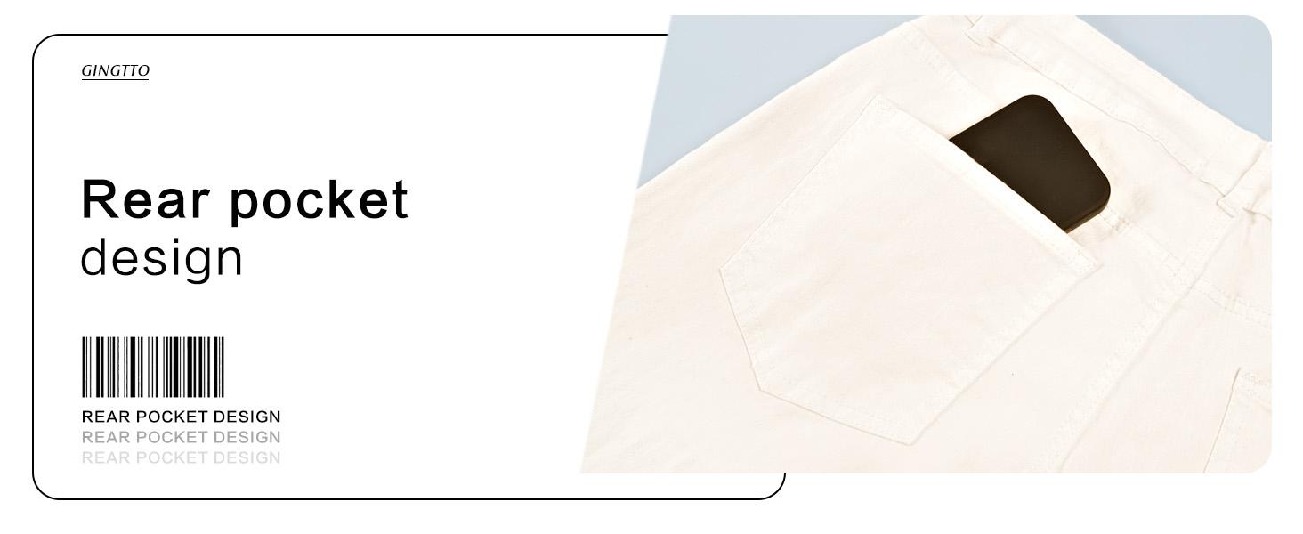 GINGTTO Men's Slim Straight Fit Jeans Comfort Stretch Spill-resistant Denim Pants Stain Resistant Jeans